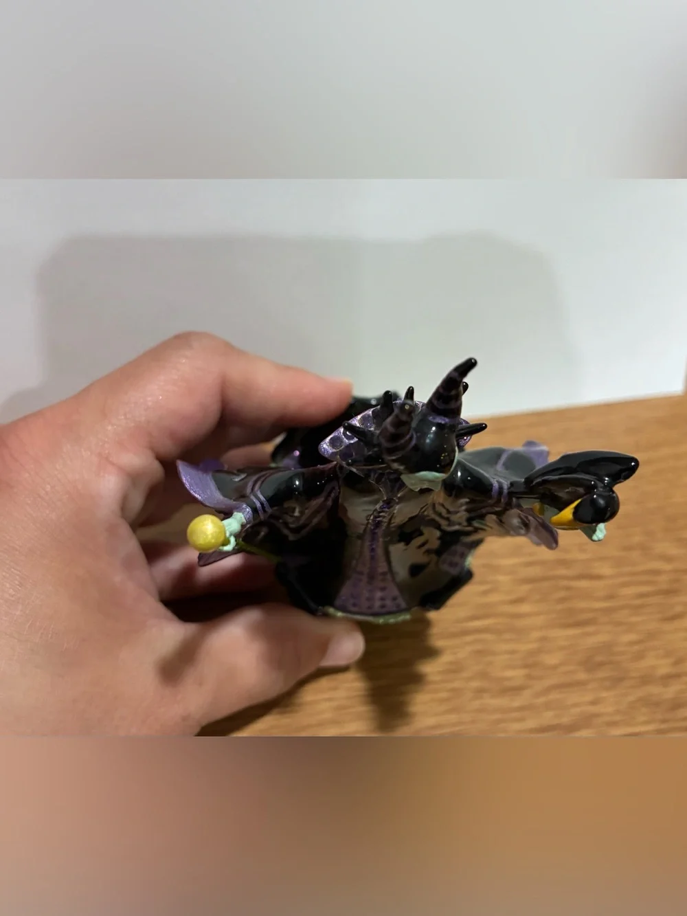 Arribas Brothers Jeweled Swarovski Maleficent & Diablo Disney Trinket Box Figure